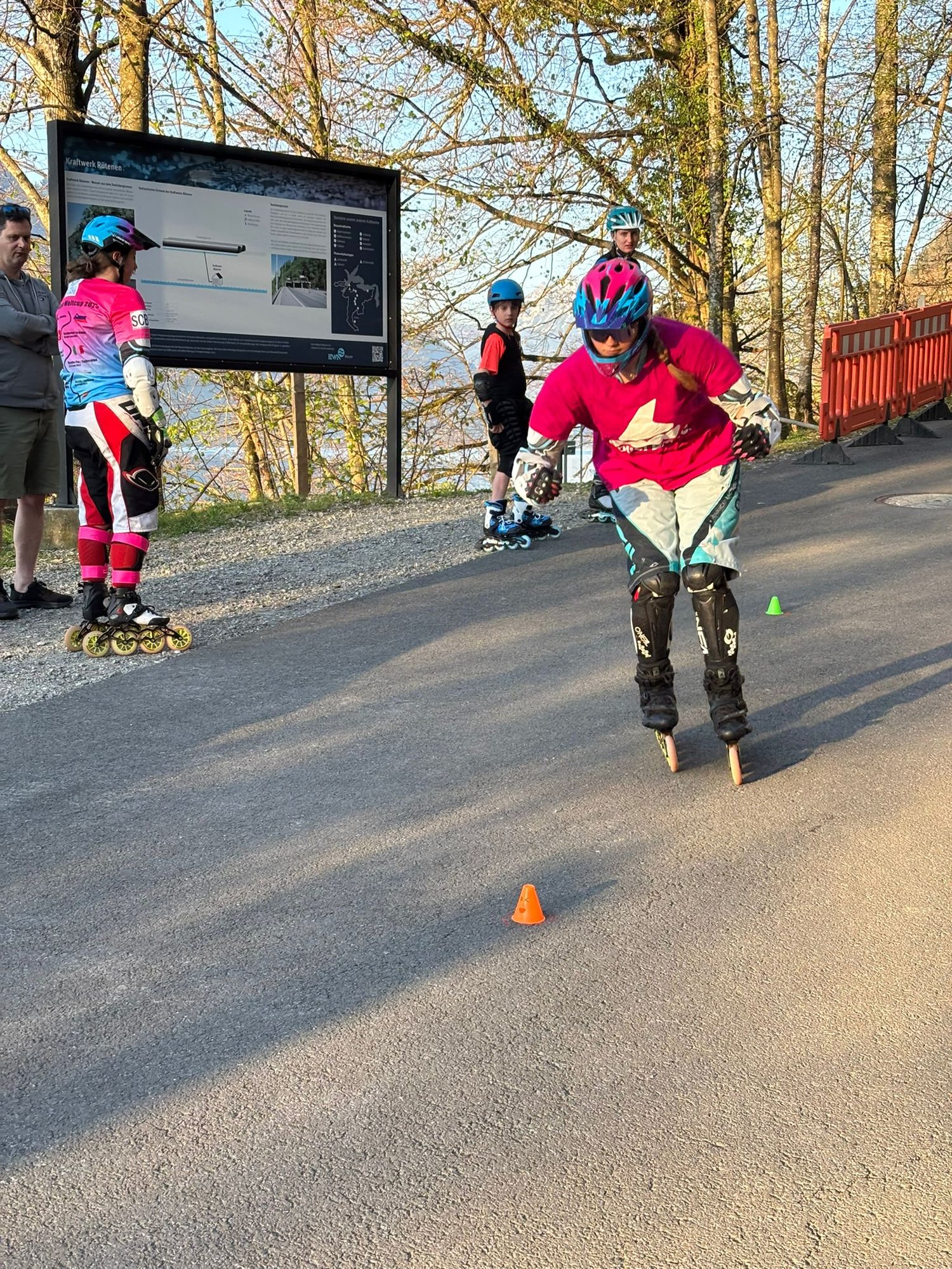 Inline-Training in vollem Gang