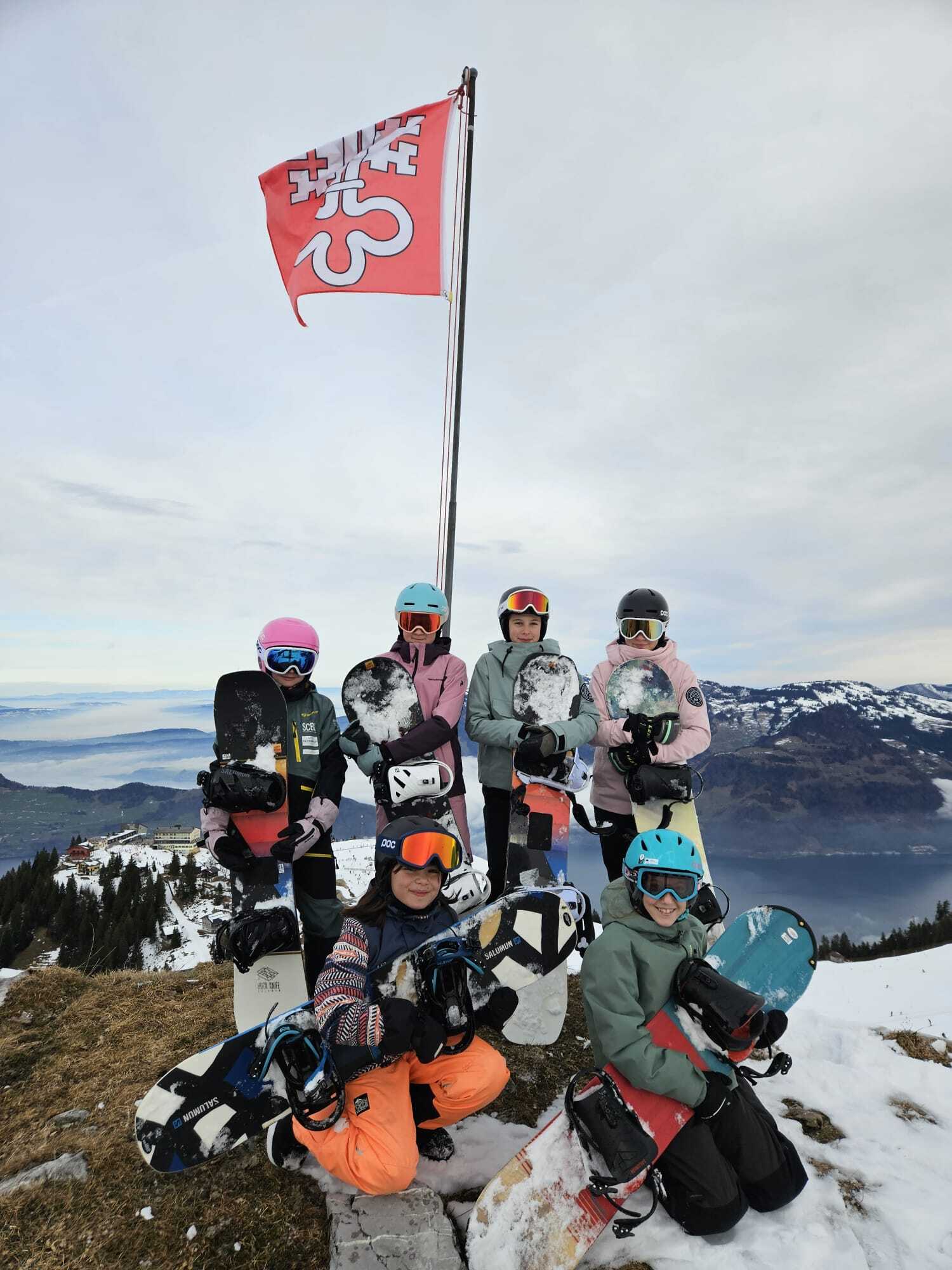 Start ins Snowboardtraining