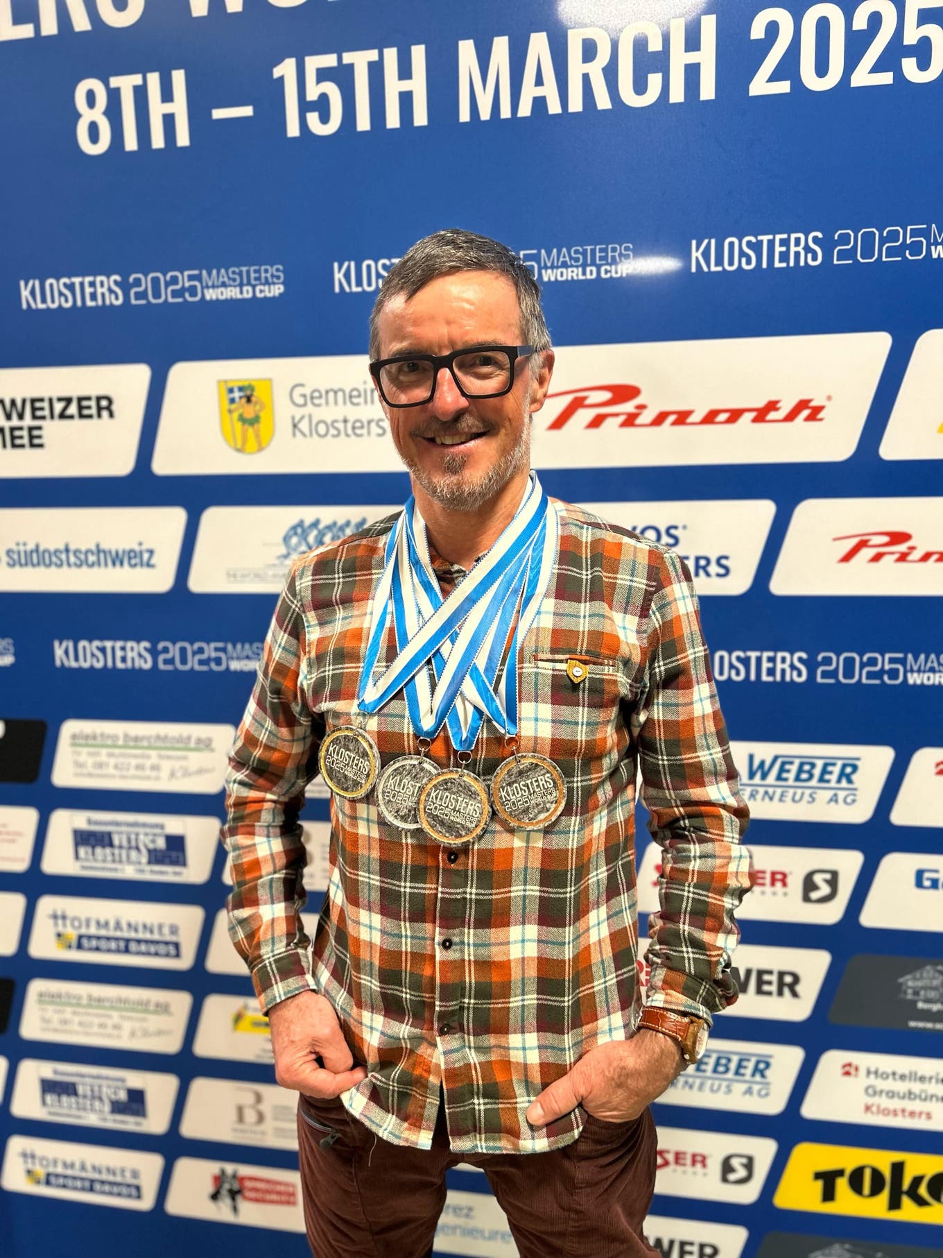 4-WM Medaillen für Roland May