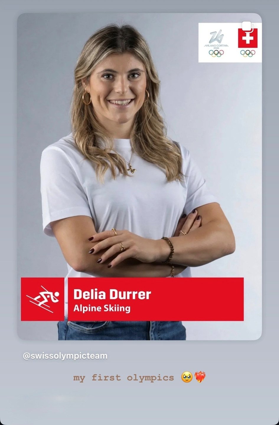 Delia an den Olympischen Winterspielen